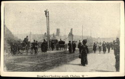 Broadway, looking South Postcard