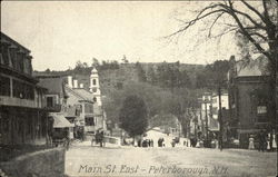 Main Street East View Postcard