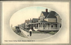 Ocean Avenue Looking South Postcard