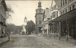 Head of South Street Milford, NH Postcard Postcard Postcard