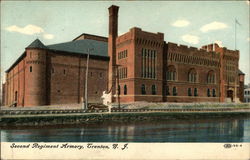 Second Regiment Armory Trenton, NJ Postcard Postcard Postcard