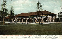 Sand Court, Branch Brook Park Postcard