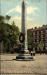 Paulus Hook Soldiers Monument Jersey City, NJ Postcard Postcard Postcard