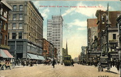 Market Street East from Halsey Street Newark, NJ Postcard Postcard Postcard