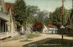 Broadway, Camp Ground Alton Bay, NH Postcard Postcard Postcard