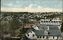 View of Town Wolfeboro, NH Postcard Postcard Postcard