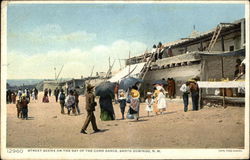 Day of the Corn Dance - Street Scene Postcard