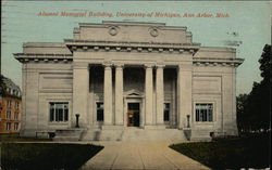 University of Michigan - Alumni Memorial Building Postcard