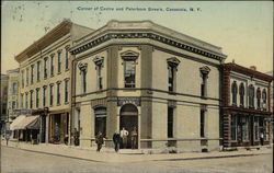 Corner of Centre and Peterboro Streets Canastota, NY Postcard Postcard Postcard