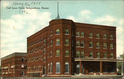 Carl Leon Hotel Independence, KS Postcard Postcard Postcard