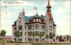 High School and Grounds Helena, MT Postcard Postcard Postcard