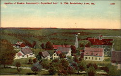 Sabbathday Lake Shaker Village Postcard