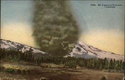 Mount Lassen Eruption Postcard