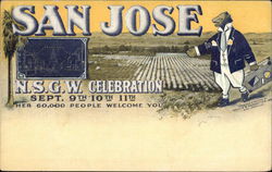 San Jose N.S.G.W. Celebration Postcard