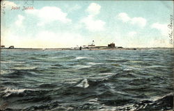 Lighthouse Station Postcard