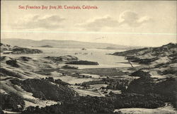 San Francisco Bay from Mt. Tamalpais Postcard