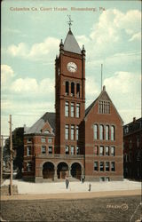 Columbia County Court House Bloomsburg, PA Postcard Postcard Postcard