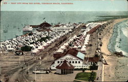 Tent City from the Hotel Coronado, CA Postcard Postcard Postcard