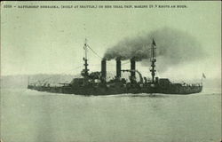 Battleship "Nebraska" Postcard