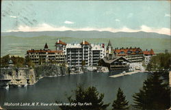 View of House from Sky Top Path Postcard