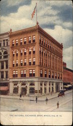 The National Exchange BAnk Wheeling, WV Postcard Postcard Postcard