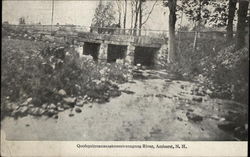 Quohquinnapassakessananagnog River Amherst, NH Postcard Postcard Postcard