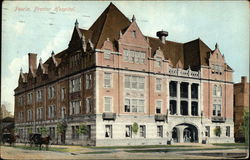 Street View of Proctor Hospital Peoria, IL Postcard Postcard Postcard