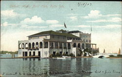 Boat Club at Belle Isle Postcard