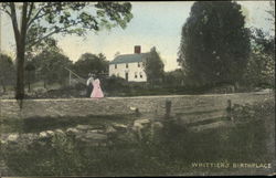 Whittier's Birthplace Haverhill, MA Postcard Postcard Postcard