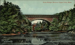 Echo Bridge Newton Upper Falls, MA Postcard Postcard Postcard