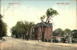 Magoun Square Somerville, MA Postcard Postcard Postcard