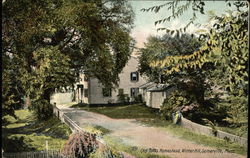 Old Tufts Homestead, Winter Hill Postcard