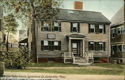 Old Tufts House, Sycamore Street Postcard