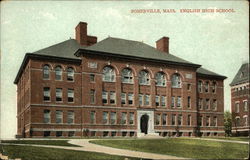 English High School Postcard