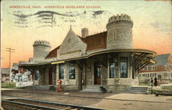 Somerville Highlands Station Massachusetts Postcard Postcard Postcard