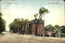 Magoun Square Somerville, MA Postcard Postcard Postcard