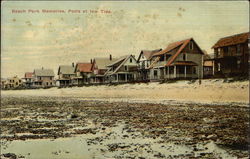 Pools at Low Tide Beach Park, CT Postcard Postcard Postcard