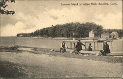 Summer Island at Indian Neck Branford, CT Postcard Postcard Postcard