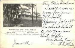 Montasco Inn and Annex Branford, CT Postcard Postcard Postcard