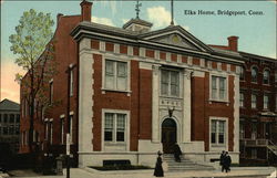 Street View of Elks Home Bridgeport, CT Postcard Postcard Postcard