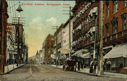 Fairfield Avenue View Bridgeport, CT Postcard Postcard Postcard