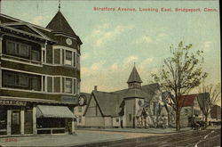 Stratford Avenue, looking East Postcard