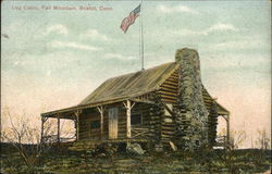 Log Cabin, Fall Mountain Bristol, CT Postcard Postcard Postcard