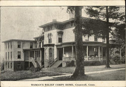 Street View Of Woman's Relief Corps Home Postcard