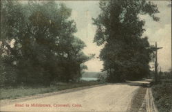 Road to Middletown Cromwell, CT Postcard Postcard Postcard