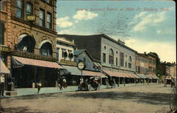 Central Business Section on Main Street Danbury, CT Postcard Postcard Postcard