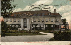 Edw. Shearson Residence and Grounds Postcard