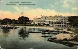 Eastern Point, "The Griswold," View from the Rocks Groton, CT Postcard Postcard Postcard