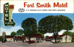 Fort Smith Motel Postcard