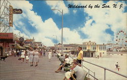 Boardwalk at Lincoln Avenue Postcard